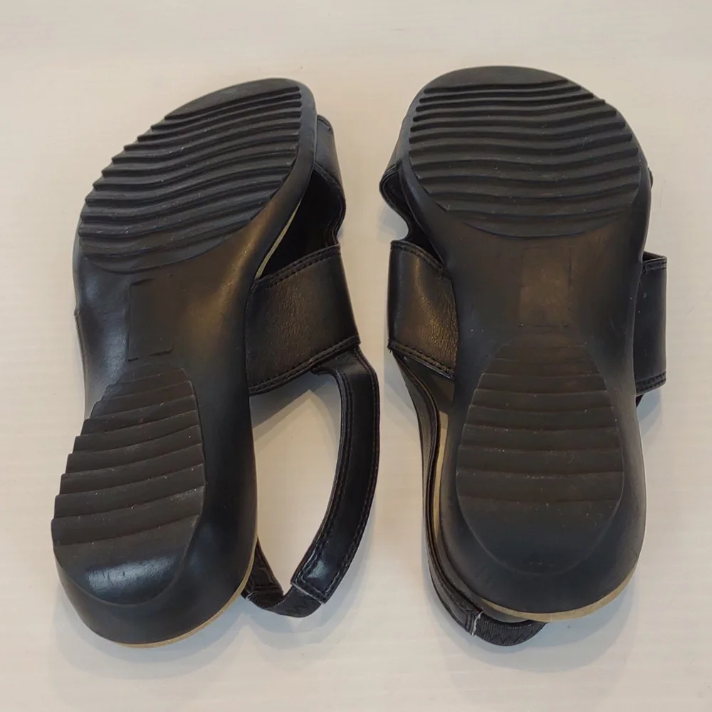 Judith Black Slingback Open Toe Sandal
